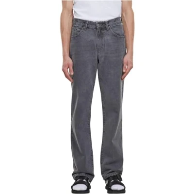 Abbildung von Urban Classics Heavy Ounce Jeans Straight Leg, Herren, Größe: 28, New grey washed