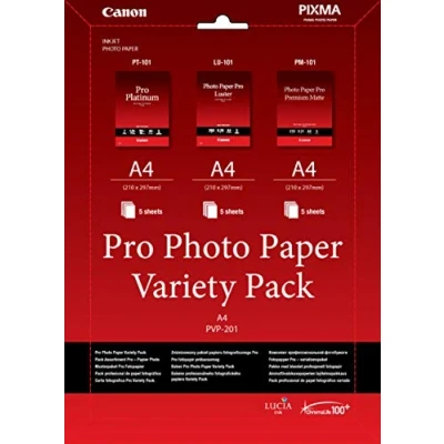 Abbildung von Canon Pro Fotopapier A4 (210x297mm) 3x5Bl weiss Value pack