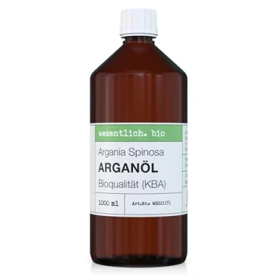 Abbildung von Arganöl BIO 500ml kaltgepresst 100% naturrein von wesentlich.