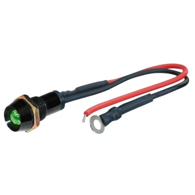 Abbildung von Foliatec LED Control Light schwarz Kontrolllampe Signallampe Ø = 10mm, powergrün
