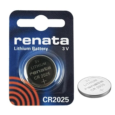 Abbildung von 2 x Renata CR2025 Swiss Made 165mAh Batterien Zelle Münze Schaltfläche Watch 3V Lithium Batterie