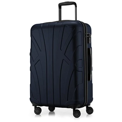 Abbildung von Suitline Koffer S1, 4 Rollen, mittelgroßer Hartschalen Check In Reisekoffer TSA 68 L