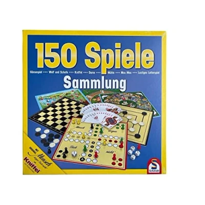 Abbildung von SCHMIDT Spiele 150 Sammlung Brettspiel Würfelspiel Familienspiel