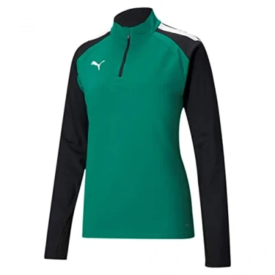 Abbildung von PUMA Herren Teamliga 1/4 Zip Top T Shirt, Pfeffer Grün p, XL