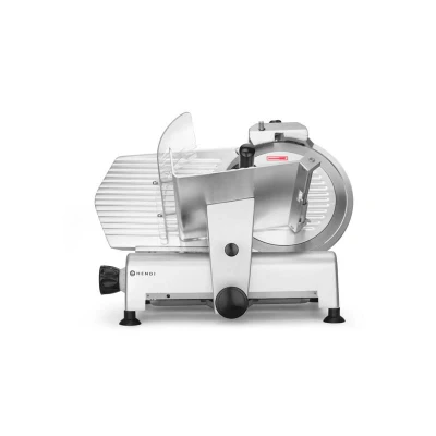 Abbildung von HENDI Aufschnittmaschine 420 W Profi Line Messer Ø: 300 mm Schnittstärke: 0 15 60 x 48 45 cm Profi, Gastro Aufschnittschneidemaschine