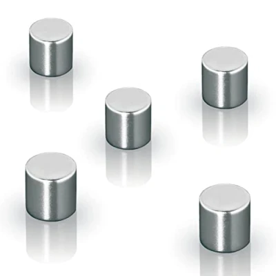 Abbildung von Sigel Magnet Neodym C5 &quot;Strong&quot; (x H) 10 mm x Zylinder Silber