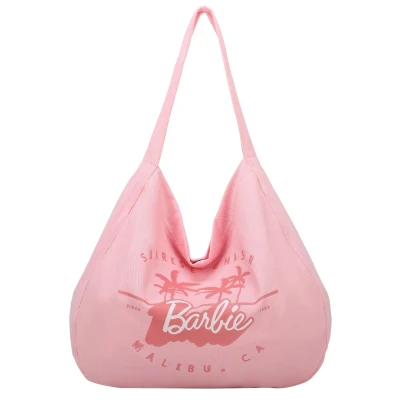 Abbildung von Fritzi aus Preußen Schulter EASY HOBO Malibu Limited Barbie Handtasche, Damen, Größe: One Size, Denim sweet rose