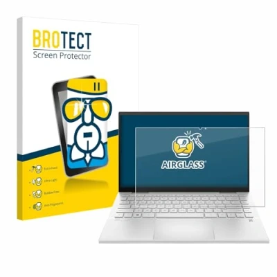 Abbildung von BROTECT Schutzglas für HP Pavilion x360 (14 dyX) Schutzfolie Panzer Folie Glas [Extrem Kratzfest 9H, Anti Fingerprint, Ultra Transparent]