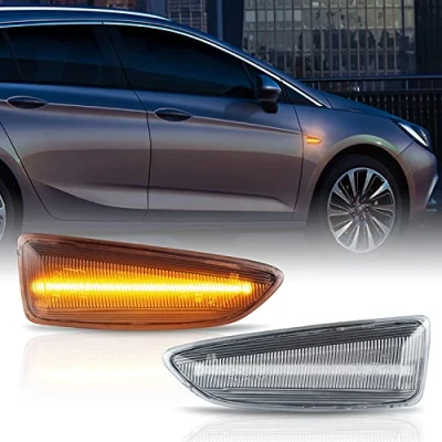 Abbildung von Recambo LED SEITENBLINKER passend für OPEL Crossland X Grandland BJ ab 2017&gt; KLARGLAS