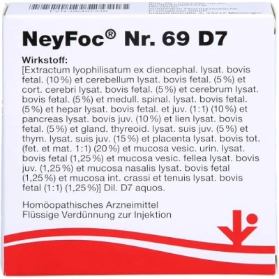 Abbildung von Neyfoc Nr.69 D 7 Ampullen 5X2 ml