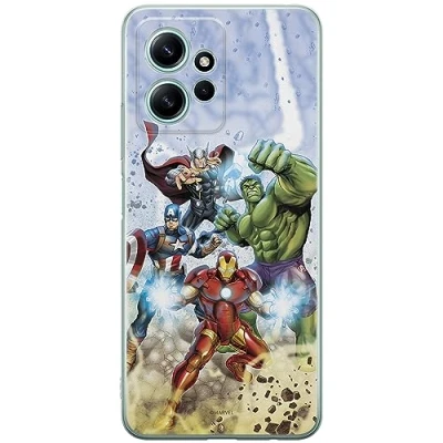Abbildung von ERT GROUP Handyhülle für Xiaomi REDMI Note 12 4G Original und offiziell Lizenziertes Marvel Muster Avengers 003 optimal an die Form des Handy angepasst, hülle aus TPU