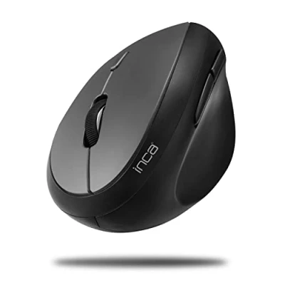 Abbildung von Inca IWM 279 279G Wireless Mouse kabellose Funk Maus, 1600 DPI (Grau)