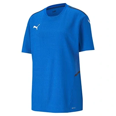 Abbildung von Puma Fussball Teamsport Textil Teamcup Tshirt print für Kinder, Größe: 164, Blau