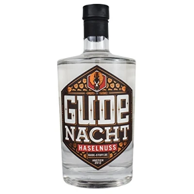 Abbildung von GUDE NACHT Haselnuss Schnaps Likör Feine Spirituose (1 x 0,5l)