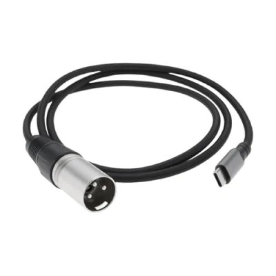 Abbildung von LT Easiyl USB C auf XLR Stecker, Ausgangskabel, 16 BIT/44,1 kHz, für Verstärker, Lautsprecher, Mischpult, Konsole (1 m)