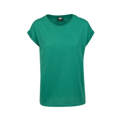 Abbildung von Urban Classics Extended Shoulder Tshirt basic, Damen, Größe: Small, Fresh green