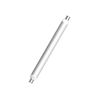 Abbildung von OSRAM S15s LED Lampe, matte Stablampe für Sockel, 750 Lumen, Warmweiß (2700K), Ersatz herkömmliche 57W Leuchtmittel, 140 Grad Abstrahlwinkel, nicht dimmbar