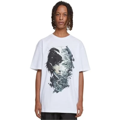 Abbildung von Upscale by Mister Tee Puppet Master Heavy Oversize Tshirt print, Herren, Größe: Large, White