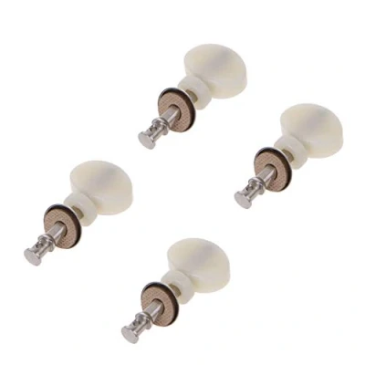 Abbildung von New White 4Pcs Ukulele Strings Tuning Pegs Pin Machines Tuners Friction Ukelele