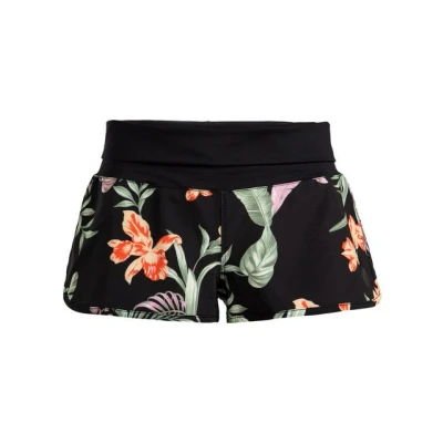 Abbildung von Roxy Endless Summer Printed Badeshorts, Damen, Größe: XS, Anthracite