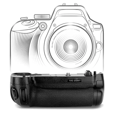 Abbildung von CELLONIC Batteriegriff MB D16 kompatibel mit Nikon D750 Akkugriff für EN EL15 Battery Grip Kamera Hochformatgriff, Multifunktions Handgriff, Vertical