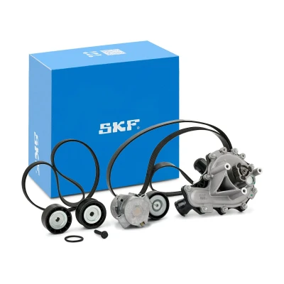 Abbildung von SKF VKMC 34700 Wasserpumpe + Keilrippenriemensatz FORD: Transit Mk6 Kastenwagen, Pritsche/Fahrgestell, Bus