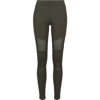 Abbildung von Urban Classics TECH Leggings Hosen für Kinder, Größe: 122/128, Darkolive