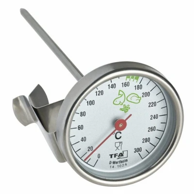 Abbildung von TFA Dostmann Kochthermometer 14.1024 Analoges Fett Thermometer aus Edelstahl