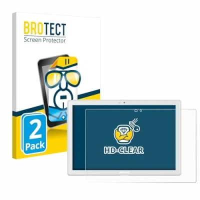 Abbildung von BROTECT (2 Stück Schutzfolie für Archos T101 4G Displayschutz Folie Ultra Klar