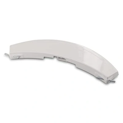 Abbildung von DL pro Türgriff für Bosch Siemens 266751 00266751 Kunststoff Griff Handgriff Türöffner Öffner weiß 200x47x18mm mit Achsen Waschmaschine Tür