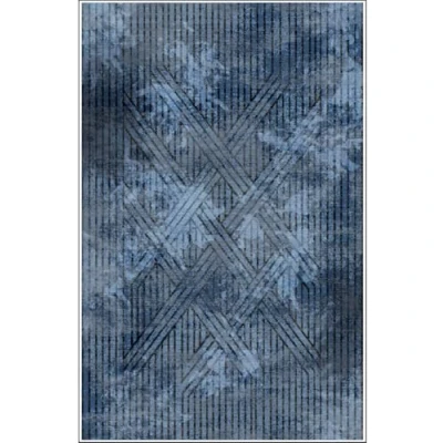 Abbildung von MANI TEXTILE Teppich Fisun, Blau, 120 x 180 cm