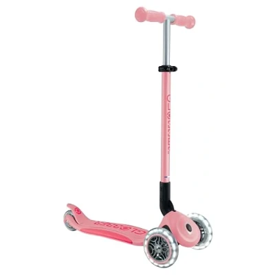 Abbildung von GLOBBER PRIMO FOLDABLE PLUS LIGHTS pastellrosa pink. mit Leuchtrollen