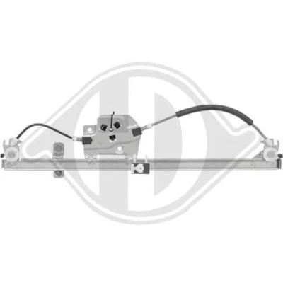Abbildung von Diederichs Fensterheber vorne rechts elektrisch ohne Elektromotor 3484120 FIAT: Ducato III Pritsche / Fahrgestell, Kastenwagen