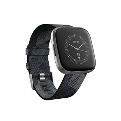 Abbildung von Fitbit Versa 2 Health &amp; Fitness Smartwatch SE (NFC), Charcoal Iron Mist Grey Aluminum
