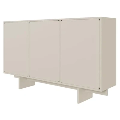 Abbildung von Selsey Sideboard WUWU, 3 türig mit 6 Fächern greige 150 cm