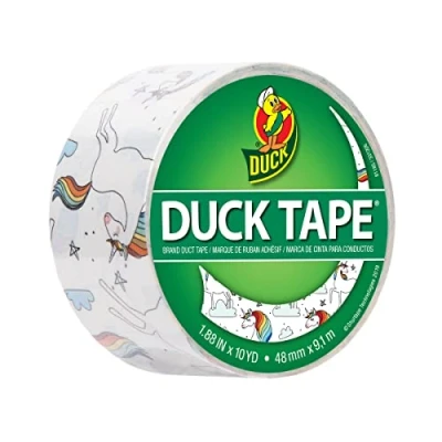 Abbildung von Duck Tape Muster Farben Einhorn Stil 2. Reparieren, Basteln, Personalisieren, Dekorieren und Bilden, 48 mm x 9,1 m