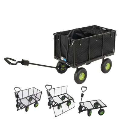 Abbildung von TRUTZHOLM Bollerwagen Gitter 550 kg Handwagen Gartenwagen Transportwagen