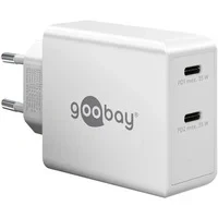 Abbildung von Goobay 59358 USB C Ladegerät Nano, 20w Power Delivery Netzteil für iPhone 12/12 Mini/12 Pro/max, IPad Pro, Magsafe, AirPods Samsung Galaxy Series, Google Pixel 5/4/3, klein