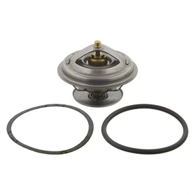 Abbildung von FEBI BILSTEIN 18017 Kühlwasserthermostat 65 mit Dichtung MERCEDES BENZ: LK/LN2, MAN: F 2000