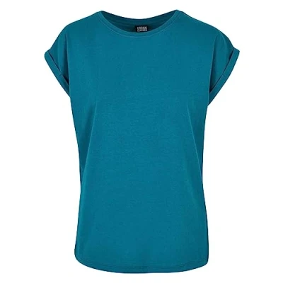 Abbildung von Urban Classics Extended Shoulder Tshirt basic, Damen, Größe: XS, Watergreen