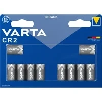 Abbildung von VARTA Batterien CR2 Lithium Rundzellen, 10 Stück, 3V, Spezialbatterien für elektronische Kleingeräte, mit langanhaltender, höchster Leistung