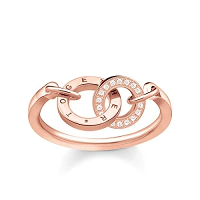 Abbildung von Thomas SABO Ring goldcoloured, Damen, Größe: 54, Gold coloured