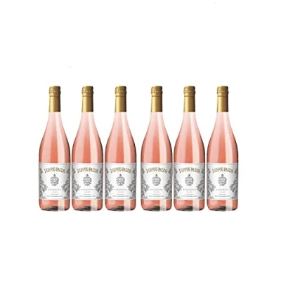 Abbildung von Doppio Passo Primitivo Rosato Puglia Rosewein veganer Wein halbtrocken IGT Italien (6 Flaschen)