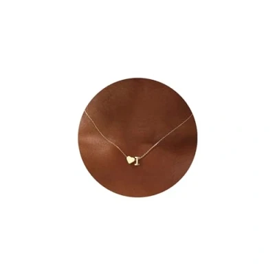 Abbildung von TINGN Gold Buchstaben Kette Damen Mädchen 14K Vergoldete Herz mit I Halskette Herzkette Muttertagsgeschenk Geburtstagsgeschenk für Frauen Schmuck