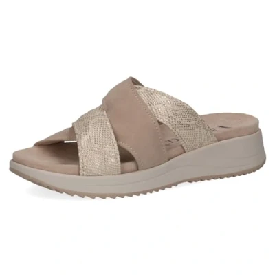 Abbildung von Caprice Pantolette flach, Damen, Größe: 42, Sand comb Schuhe