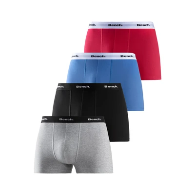 Abbildung von Bench 4PACK Panties, Herren, Größe: Small, Royalblau/grau/meliert /rot /schwarz