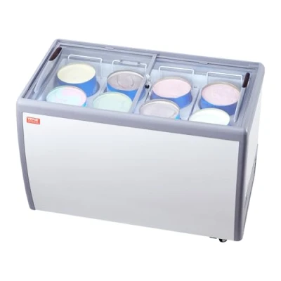 Abbildung von VEVOR 370L Kommerzielle Eisvitrine Gelato Tauch Gefrierschrank Eiscreme Vitrine