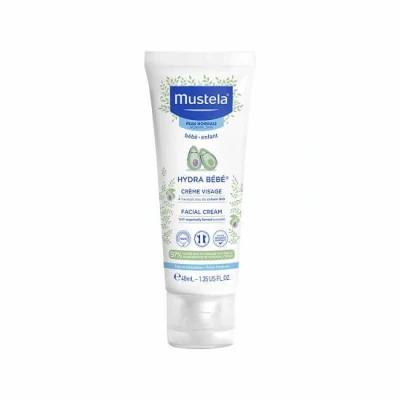 Abbildung von Mustela Hydra Bebe Gesichtscreme tägliche Baby Feuchtigkeitspflege mit natürlichem Avocado, Jojobaöl und Sheabutter 40 ml