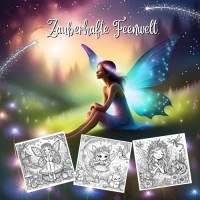 Abbildung von Zauberhafte Feenwelt ein Malbuch NICHT nur für kleine Künstler