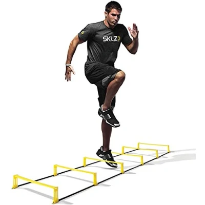 Abbildung von SKLZ Koordinationsleiter Elevation Ladder 2 In 1 und Hürden, gelb/Schwarz, One Size